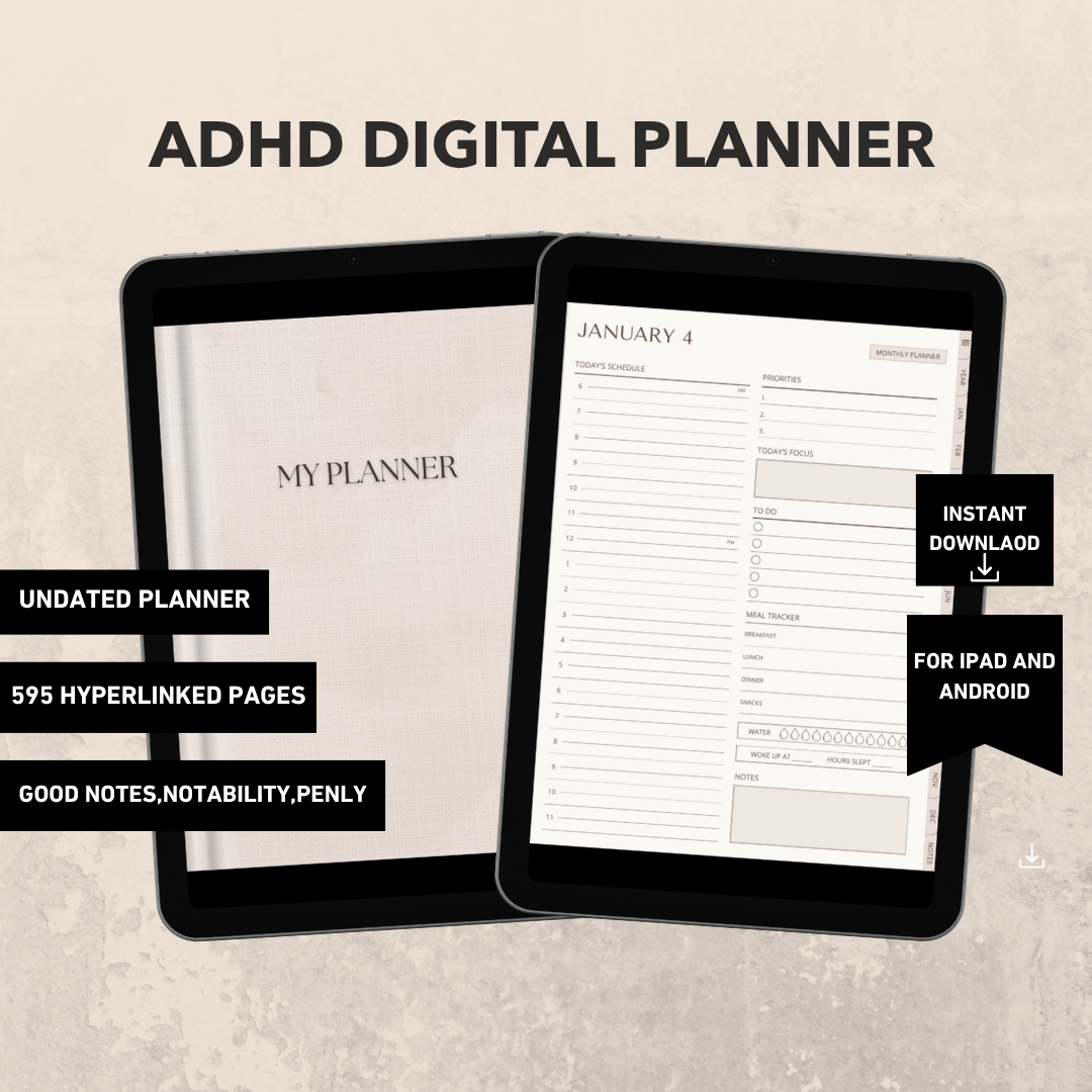 The Best ADHD Digital Planner to Stay Focused and Organized in 2026