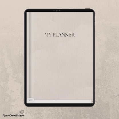 ADHD Digital Planner (2026) Undated For iPad & GoodNotes